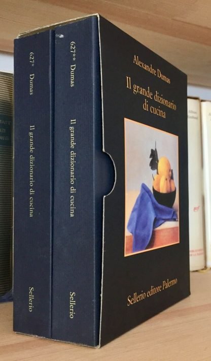 A.Dumas Il grande dizionario di cucina due voll. in cofanetto Sellerio 2004