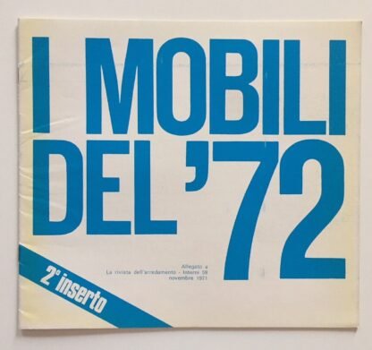 I mobili del '72 allegato a La rivista dell'arredamento interni nov. 1971