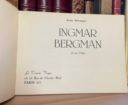 Jean Béranger Ingmar Bergman et ses films Nouvelle édition 1960 - immagine 5