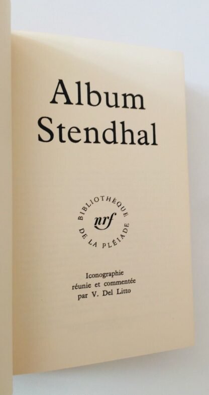 Album Stendhal Gallimard Bibliothèque de la Pléiade 1966 - immagine 6