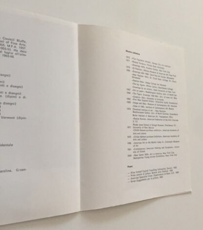 William Bailey catalogo Galleria il Fante di Spade Roma febbraio 1973 - immagine 4