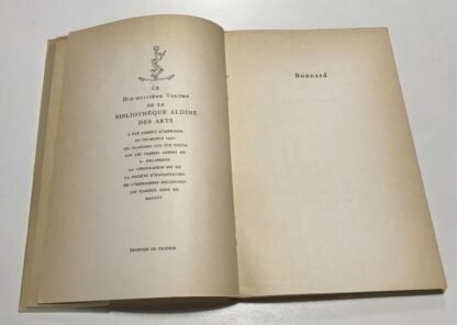 Caude Roger-Marx Bonnard volume de la Bibliothèque Aldine des Arts Fernand Hazan 1950 - immagine 5