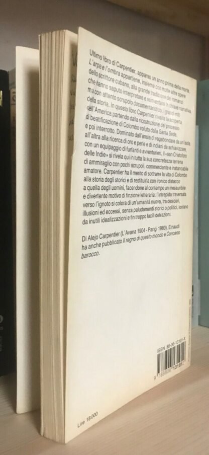 Alejo Carpentier L'arpa e l'ombra a cura di A. Morino Einaudi Gli struzzi 1993 - immagine 2