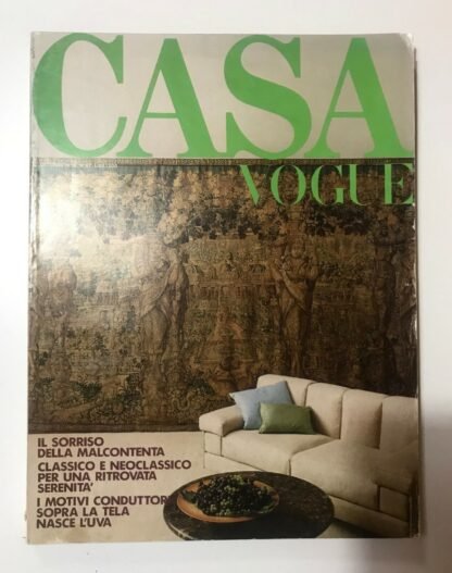 CASA VOGUE ottobre 1978 n.87 Newmarket Palladio Malcontenta Kurdistan Iraniano