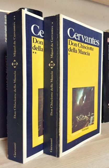 Cervantes Don Chisciotte della Mancia due voll. Garzanti VI edizione 1983