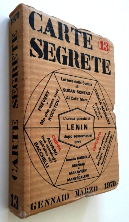 Carte Segrete anno IV 13 gennaio-marzo 1970 Lenin Susan Sontag Garcia Marquez