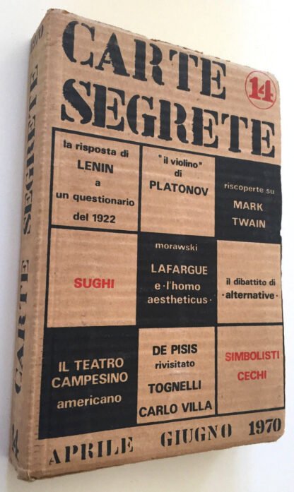 Carte Segrete anno IV 14 aprile-giugno 1970 Lenin Platonov Mark Twain