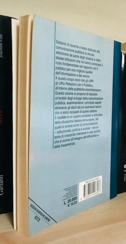 Georgia Esposito Elementi di comunicazione pubblica ed. giuridiche Simone 2000 - immagine 2