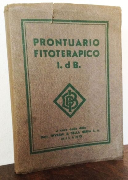 Prontuario Fitoterapico I.d.B. prima edizione