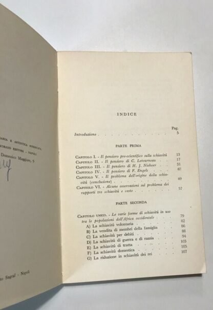 Giovanni Del Gaudio Il problema della schiavitù Morano Editore 1972 - immagine 5