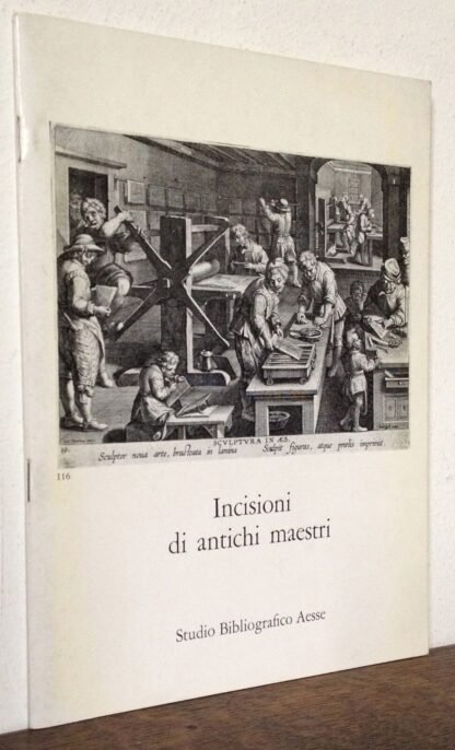 Incisioni di antichi maestri catalogo della Mostra Int. di Antiquariato Firenze 1977 Aesse