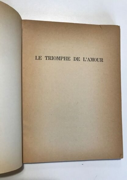 Marivaux Le triomphe de l'amour L'arche éditeur a Paris 1956 - immagine 4