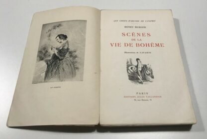 Henry Murger Scènes de la Vie de bohème illustrations de Gavarni Tallandier - immagine 3