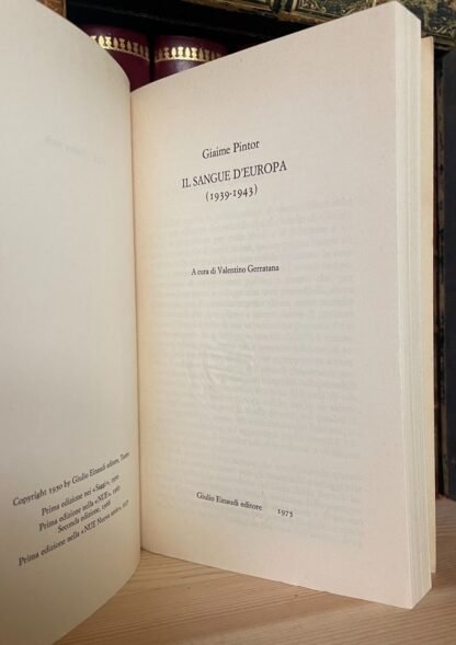 Giaime Pintor Il sangue d'Europa Einaudi Nue nuova serie 1975 - immagine 3
