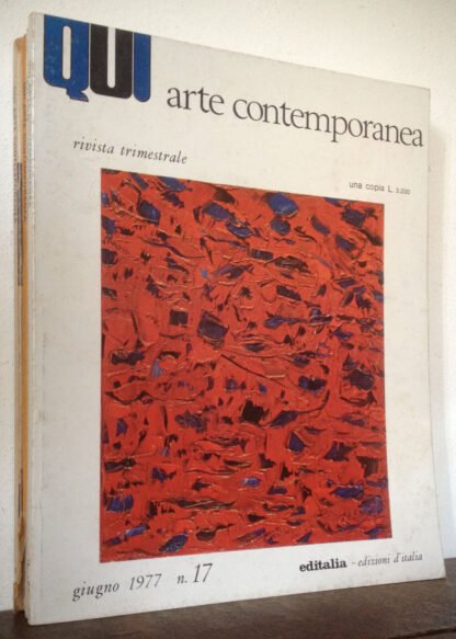 QUI arte contemporanea n.17 giugno 1977 Sadun