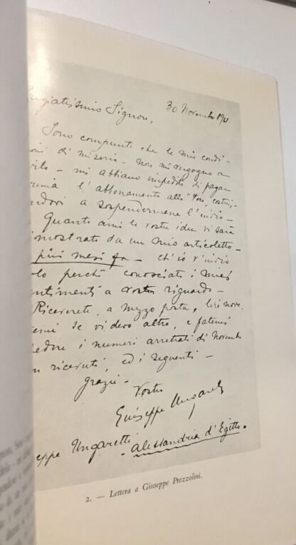 Luciano Rebay Le origini della poesia di Ungaretti Prefazione Prezzolini 1962 - immagine 3