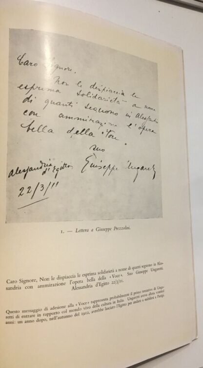 Luciano Rebay Le origini della poesia di Ungaretti Prefazione Prezzolini 1962 - immagine 2