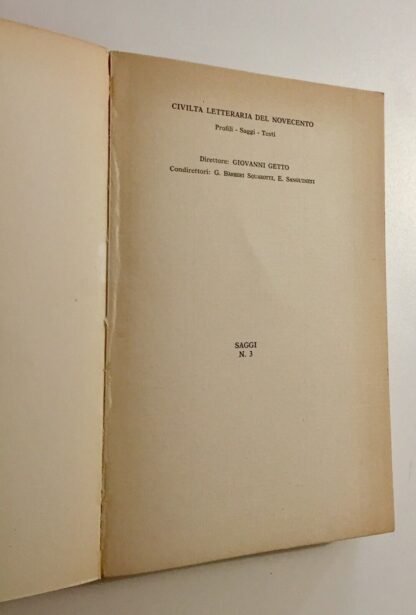 Sanguineti Tra Liberty e Crepuscolarismo Mursia II ristampa della II ed. 1977 - immagine 3