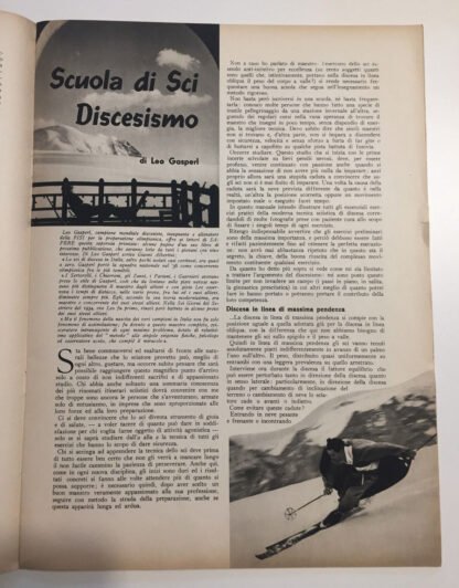 Sapere gennaio 1939 n.98 Leo Gasperl discesismo XVI salone aeronautico volo umano - immagine 6