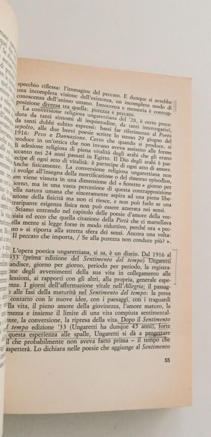 Leone Piccioni Ungarettiana lettura della poesia, aneddoti, epistolari inediti Vallecchi - immagine 3