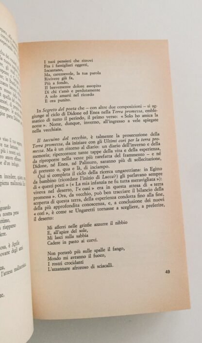 Leone Piccioni Ungarettiana lettura della poesia, aneddoti, epistolari inediti Vallecchi - immagine 4