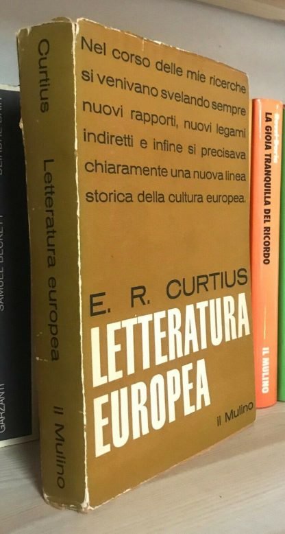 Ernst Robert Curtius Letteratura europea Il Mulino maggio 1963