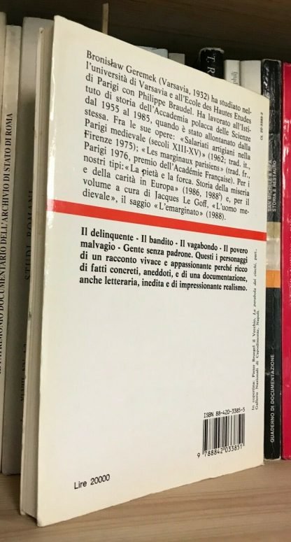 Geremek Mendicanti e miserabili nell'Europa moderna 1350-1600 Laterza 1989 - immagine 2