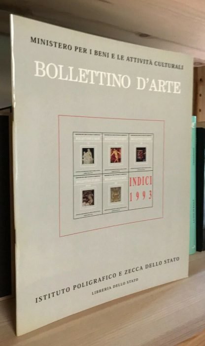 Bollettino d'Arte Indici 1993 Serie VI