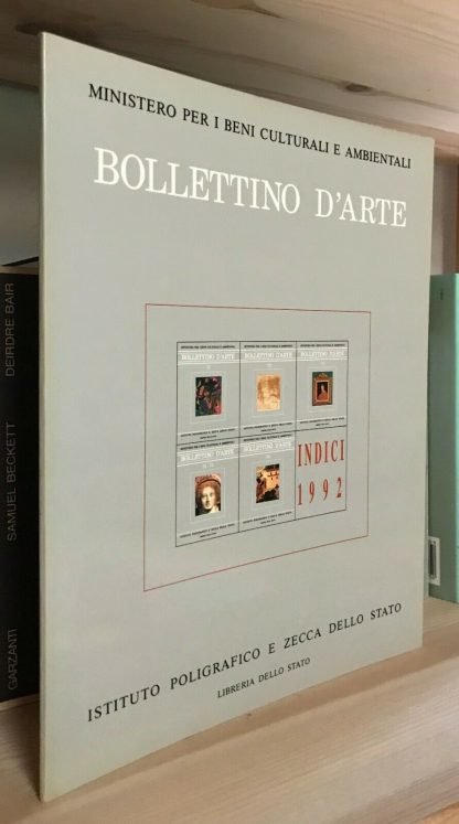 Bollettino d'Arte Indici 1992 Serie VI