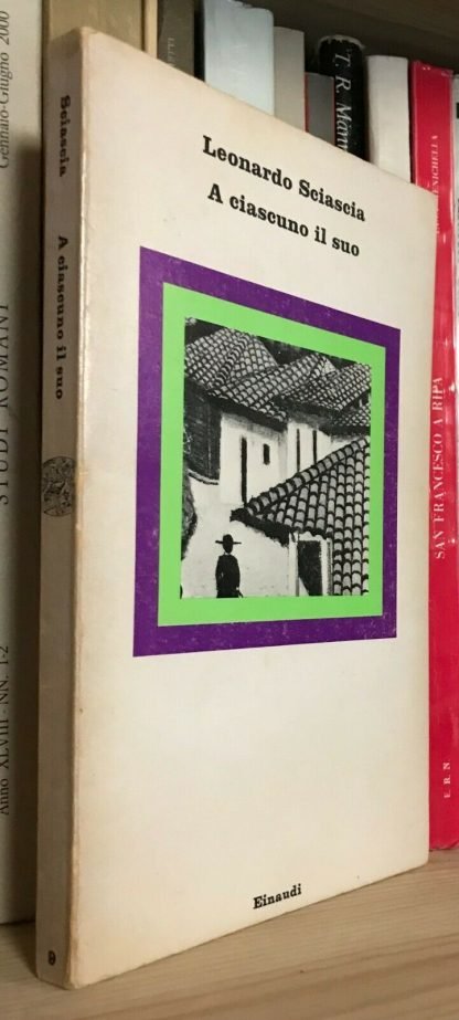 Leonardo Sciascia A ciascuno il suo Einaudi settima edizione nuovi coralli 1977