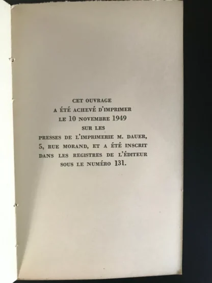 Eponine par Georges Bataille Les éditions de Minuit 1949 - immagine 6