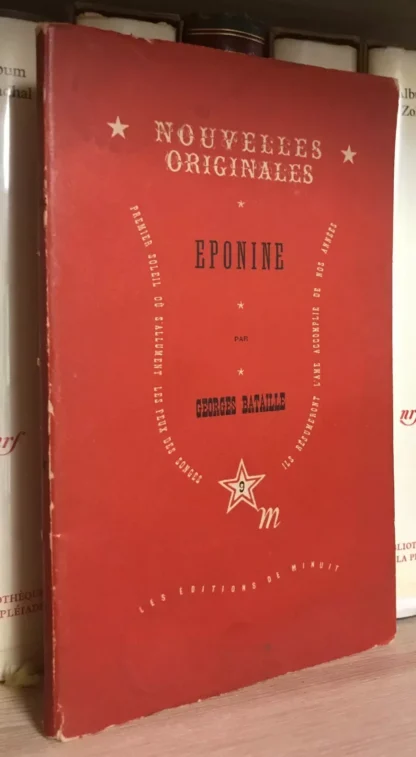 Eponine par Georges Bataille Les éditions de Minuit 1949