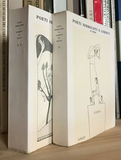 Poeti simbolisti e liberty in Italia Scheiwiller 2 Voll. in cofanetto edizione num. Strenna del pesce d'oro 1967 e 1972