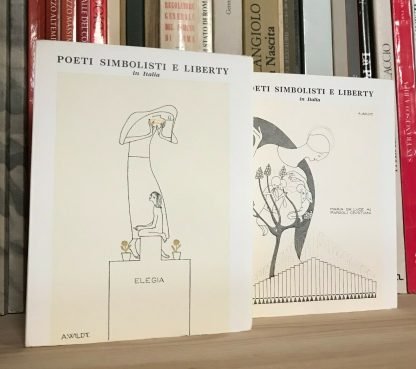 Poeti simbolisti e liberty in Italia Scheiwiller 2 Voll. in cofanetto edizione num. Strenna del pesce d'oro 1967 e 1972 - immagine 3