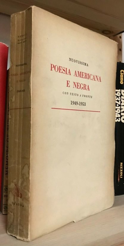 Nuovissima Poesia americana e negra con testo a fronte 1949-1953 Guanda 1953