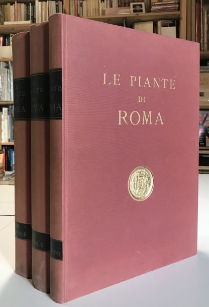 Amato Pietro Frutaz le piante di Roma Istituto Studi Romani 1962 tre volumi