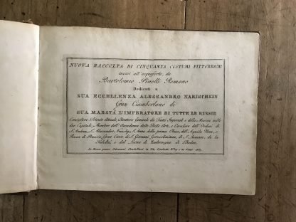 Raccolta Di Cinquanta Costumi Pittoreschi Incisi all'Acquaforte da Bartolomeo Pinelli - immagine 3