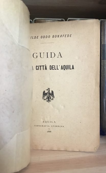 Matilde Oddo Bonafede Guida della città di Aquila Tipografia Aternina 1888 - immagine 4