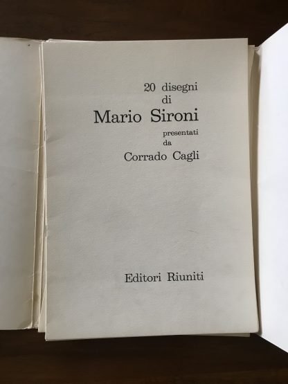 20 disegni di Sironi presentati da Corrado Cagli Editori Riuniti 1962 - immagine 3