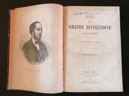 Ernesto Hamel Storia della grande Rivoluzione francese Battisti e Brigola 1878 - immagine 3