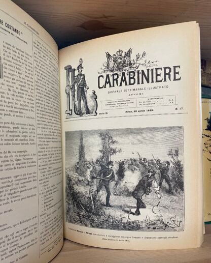 Il carabiniere giornale settimanale illustrato riproduzione anastatica del 1883 - immagine 11