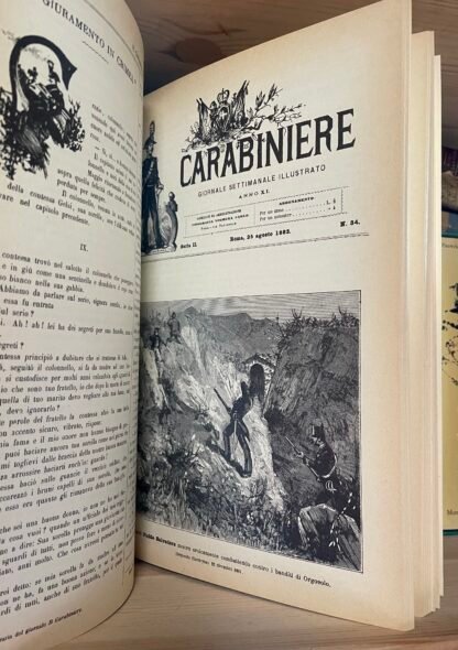 Il carabiniere giornale settimanale illustrato riproduzione anastatica del 1883 - immagine 7