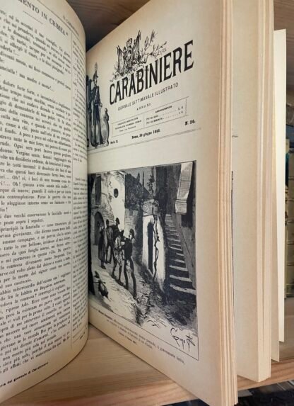 Il carabiniere giornale settimanale illustrato riproduzione anastatica del 1883 - immagine 6