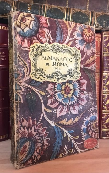 Almanacco di Roma 1924 ornamenti e disegni Panetti Claudio Argentieri 1923