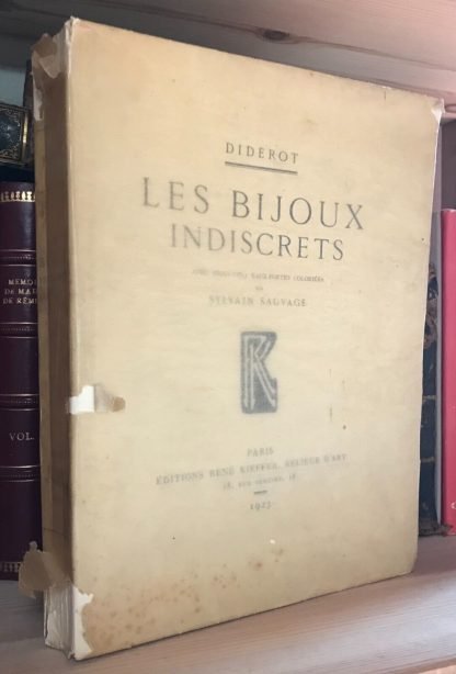 Diderot Les Bijoux indiscrets Editions René Kieffer Relieur d'Art 1923 Sylvain Sauvage - immagine 3