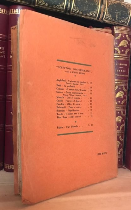 Corrado Pavolini Odor di terra con introduzione di Ungaretti Ribet Editori 1928 - immagine 2