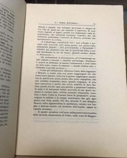 Corrado e Manlio Bernardini La guerra di Braccio contro L'Aquila Aquila officine Vecchioni 1926/27 - immagine 7