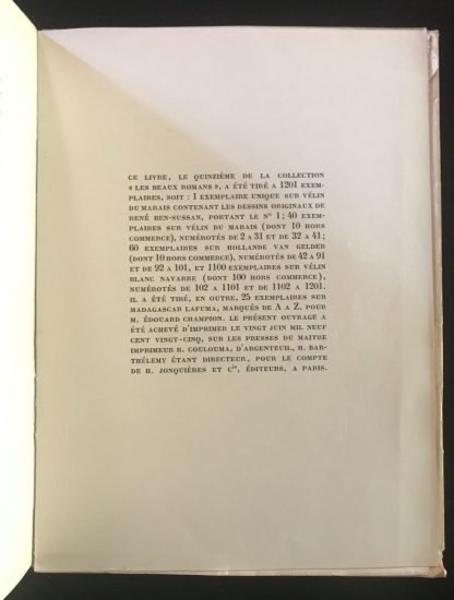 André Gide L'immoraliste Ill. de René Ben-Sussan H. Jonquières & Cie 1925 - immagine 9