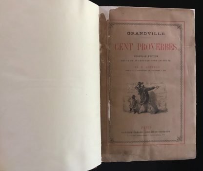 Grandville Cent proverbes Nouvelle édition Garnier Frères - immagine 4