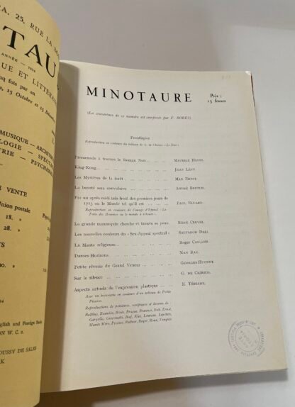 Minotaure Collezione completa 11 fascicoli 13 numeri 1933-1939 Skira - immagine 22